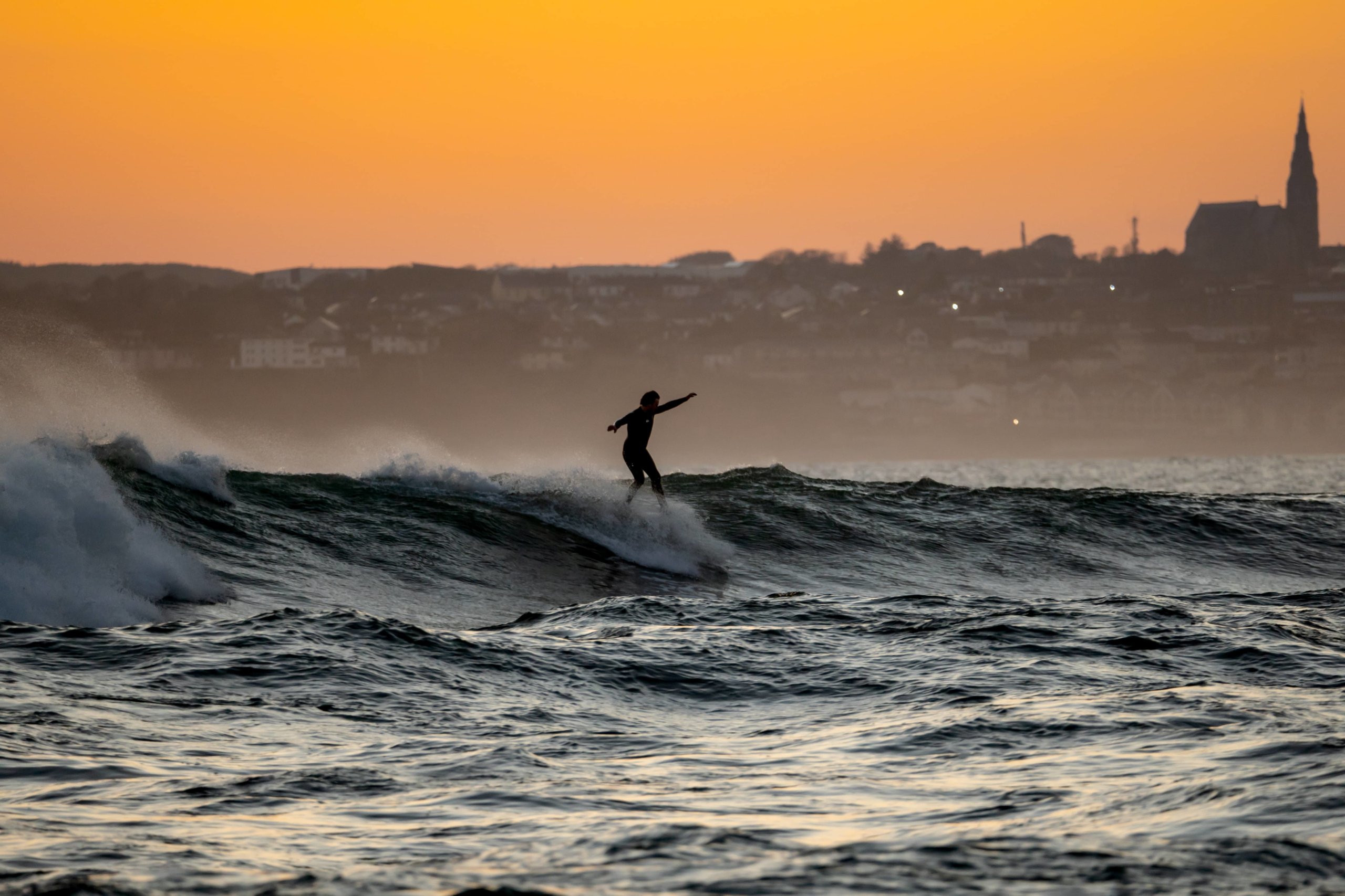 Craig Butler surfing