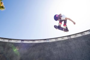 Photo of Maya Kenny skateboarding