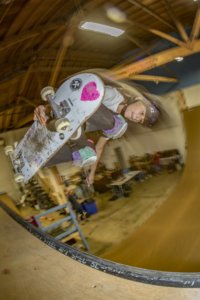Photo of Maya Kenny skateboarding