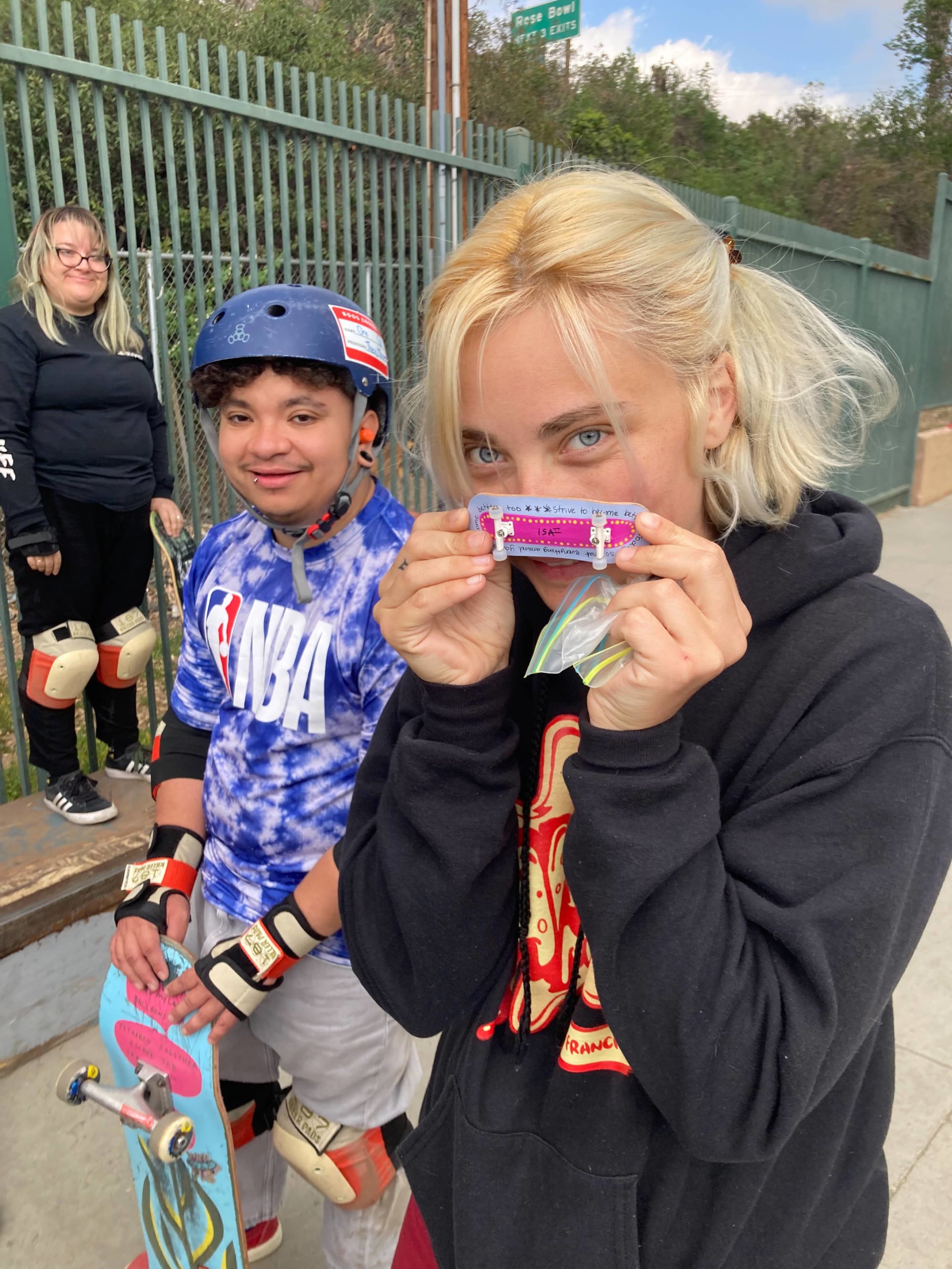 sierra from wake and skate with fingerboard