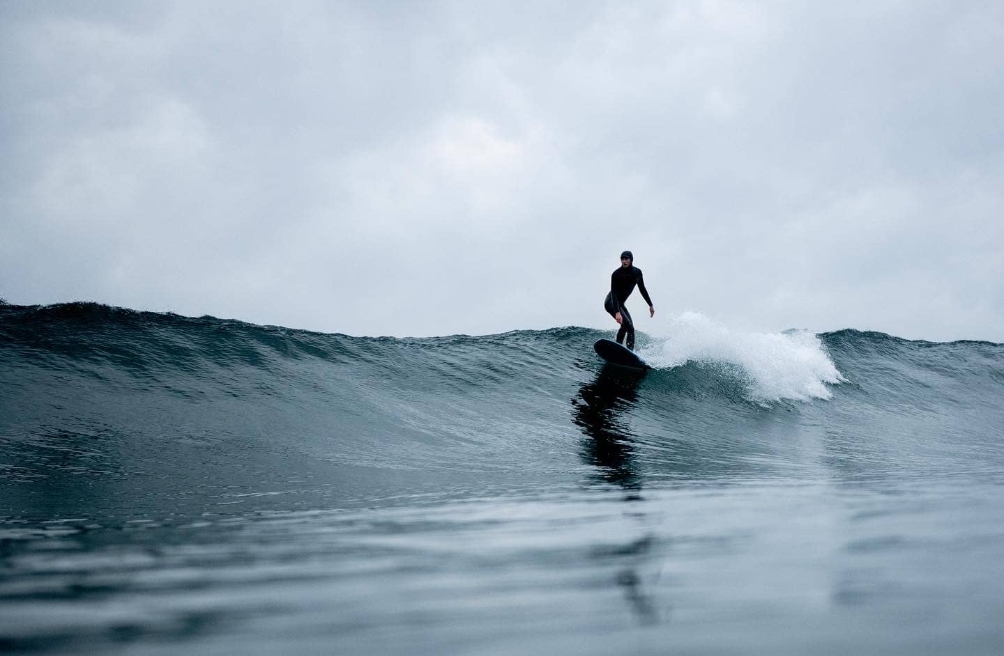 John Sweeney on the wave.