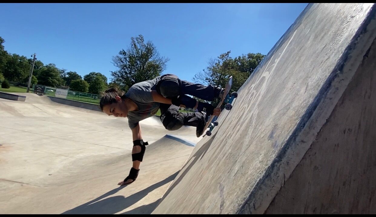 Mattisen Dimler skateboarding